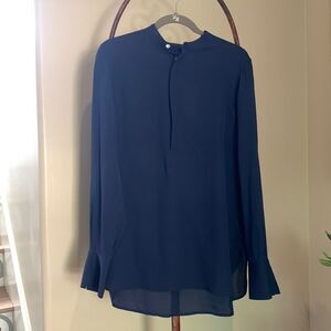 Ralph Lauren Polo Navy Blouse NWT